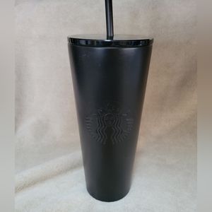 2018 Matte Black Stainless Steel Starbucks Tumbler